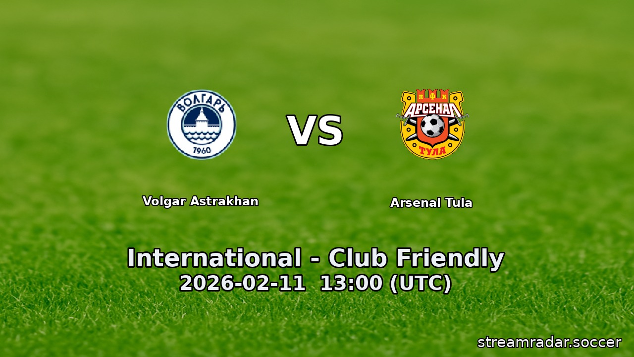 Volgar Astrakhan vs Arsenal Tula