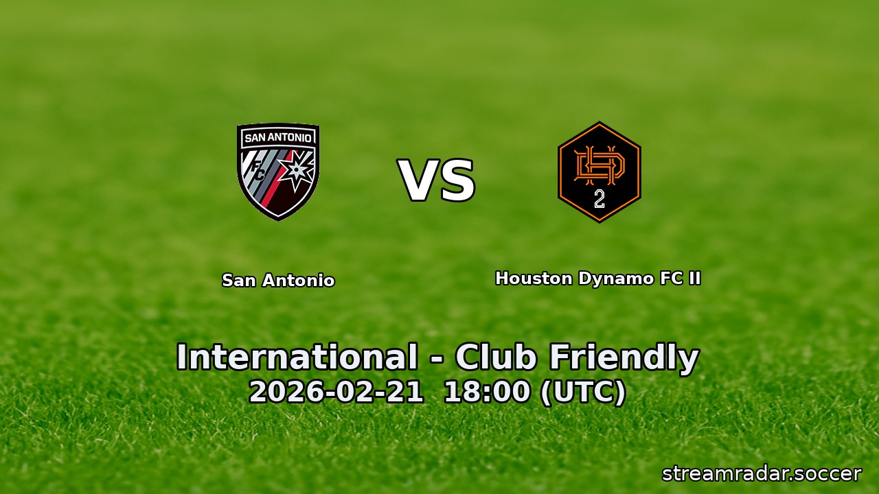 San Antonio vs Houston Dynamo FC II