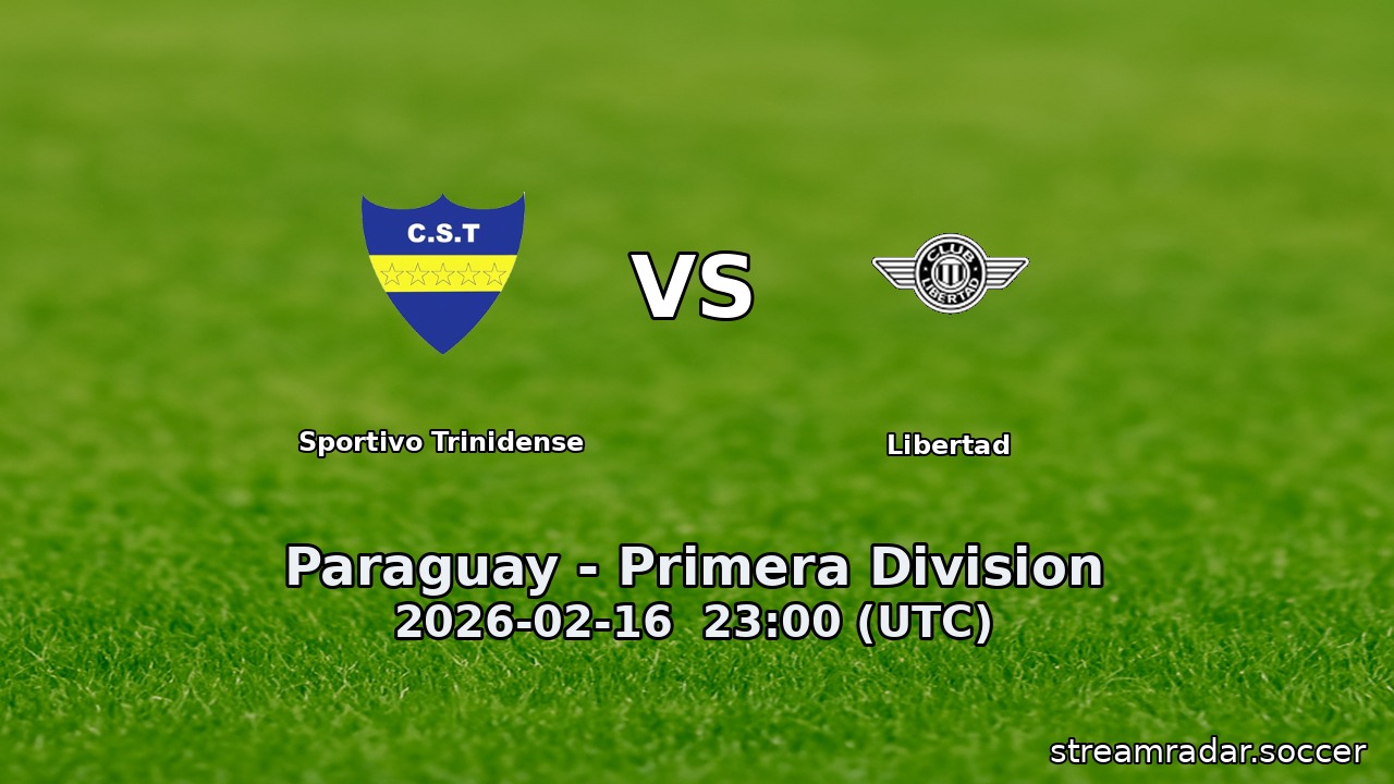 Sportivo Trinidense vs Libertad