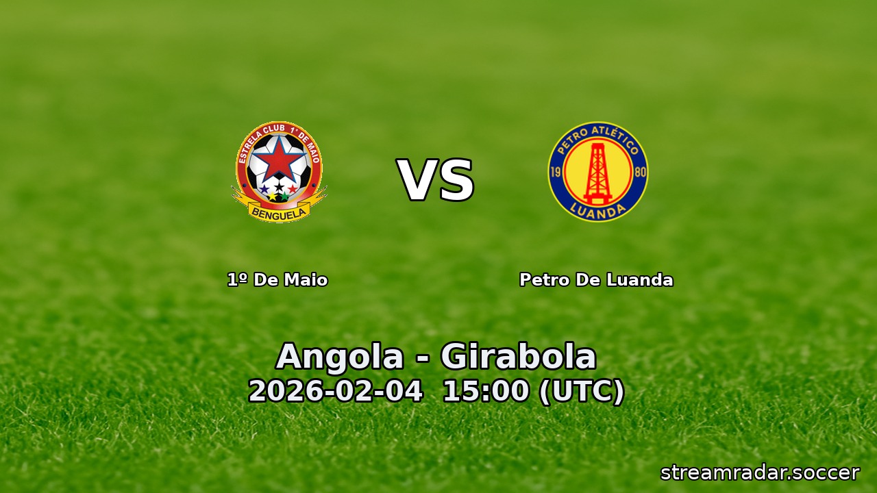 1º De Maio vs Petro De Luanda