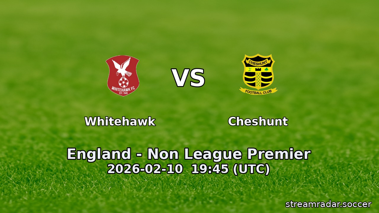 Whitehawk vs Cheshunt