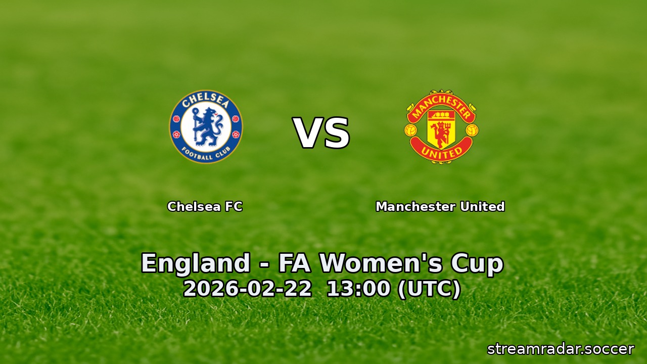 Chelsea FC vs Manchester United