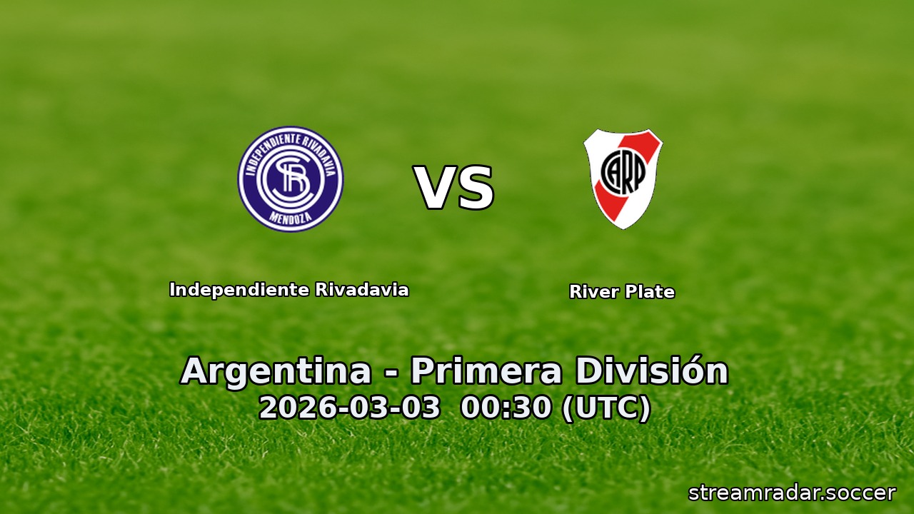 Independiente Rivadavia vs River Plate