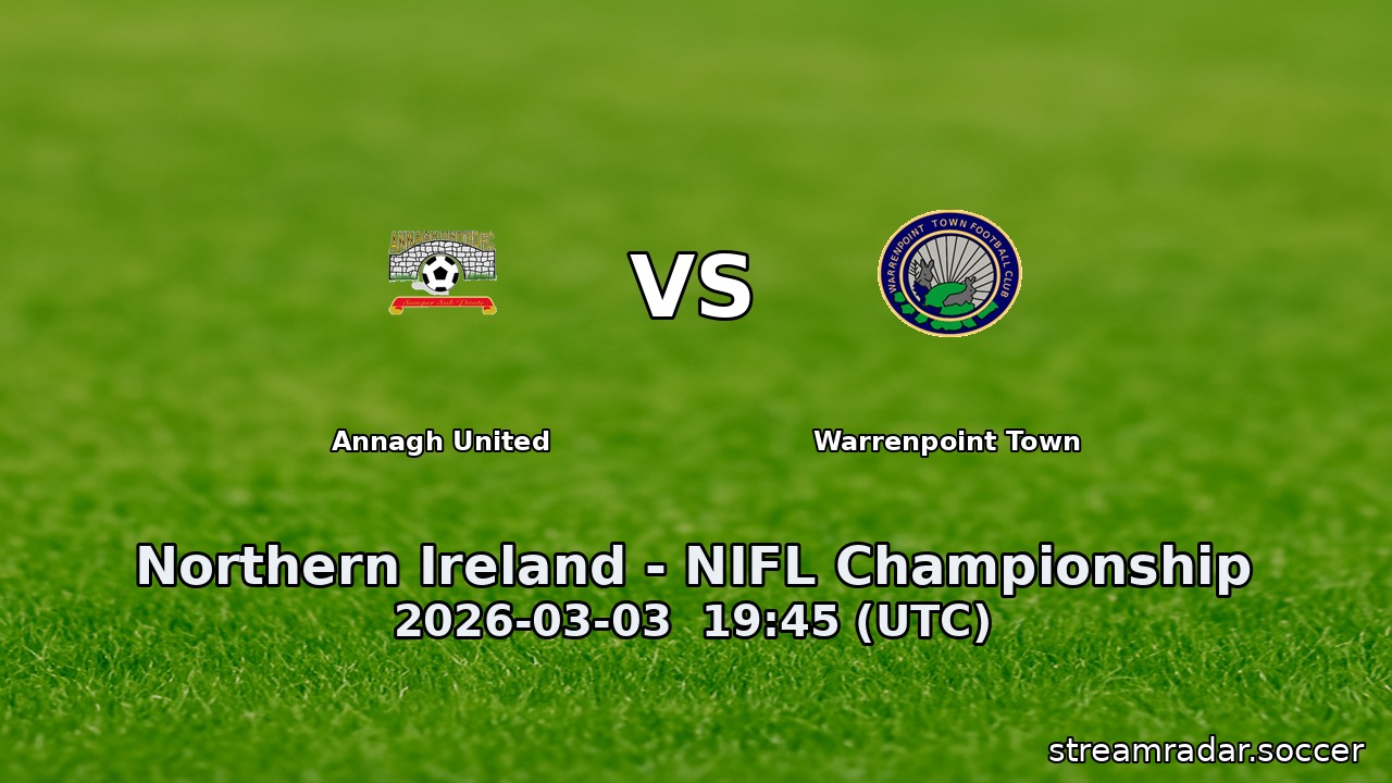 Annagh United vs Warrenpoint Town