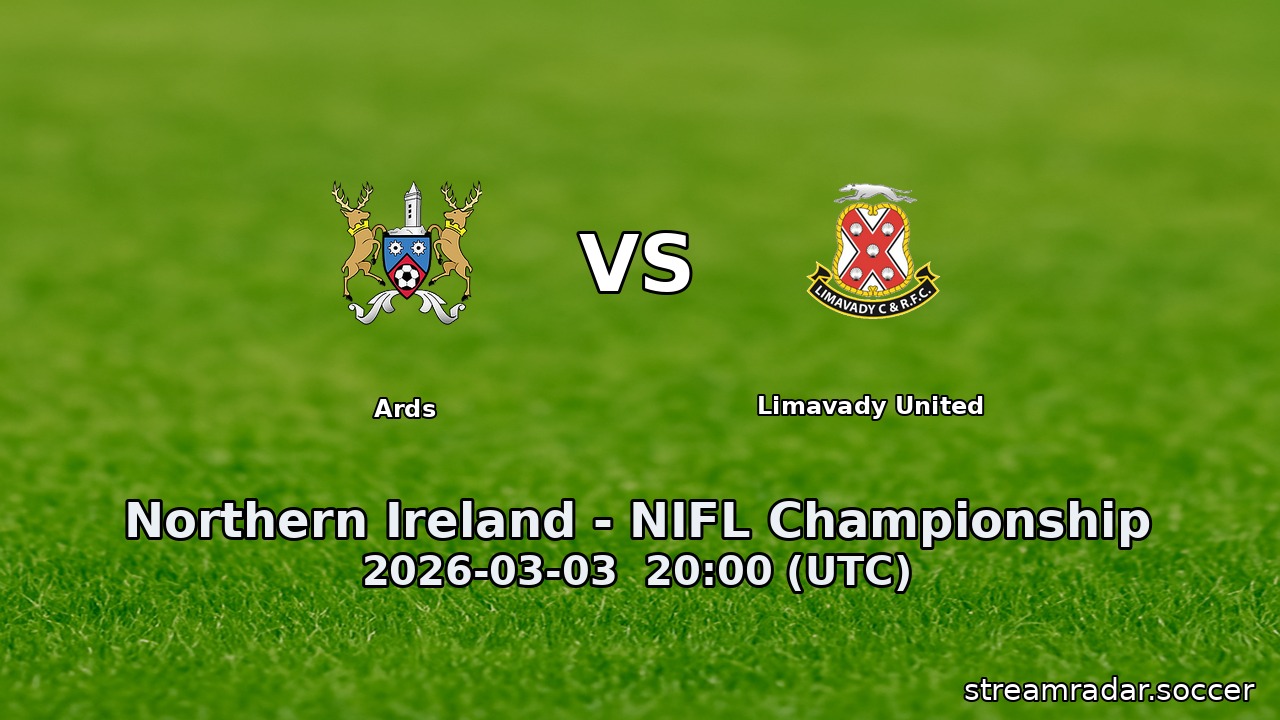 Ards vs Limavady United
