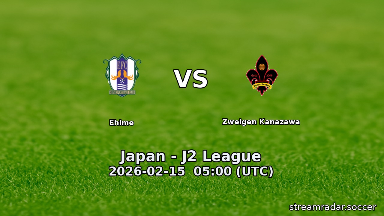Ehime vs Zweigen Kanazawa