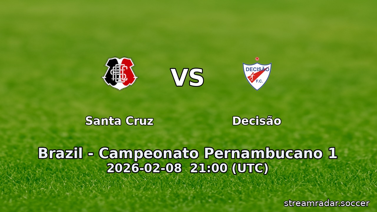 Santa Cruz vs Decisão