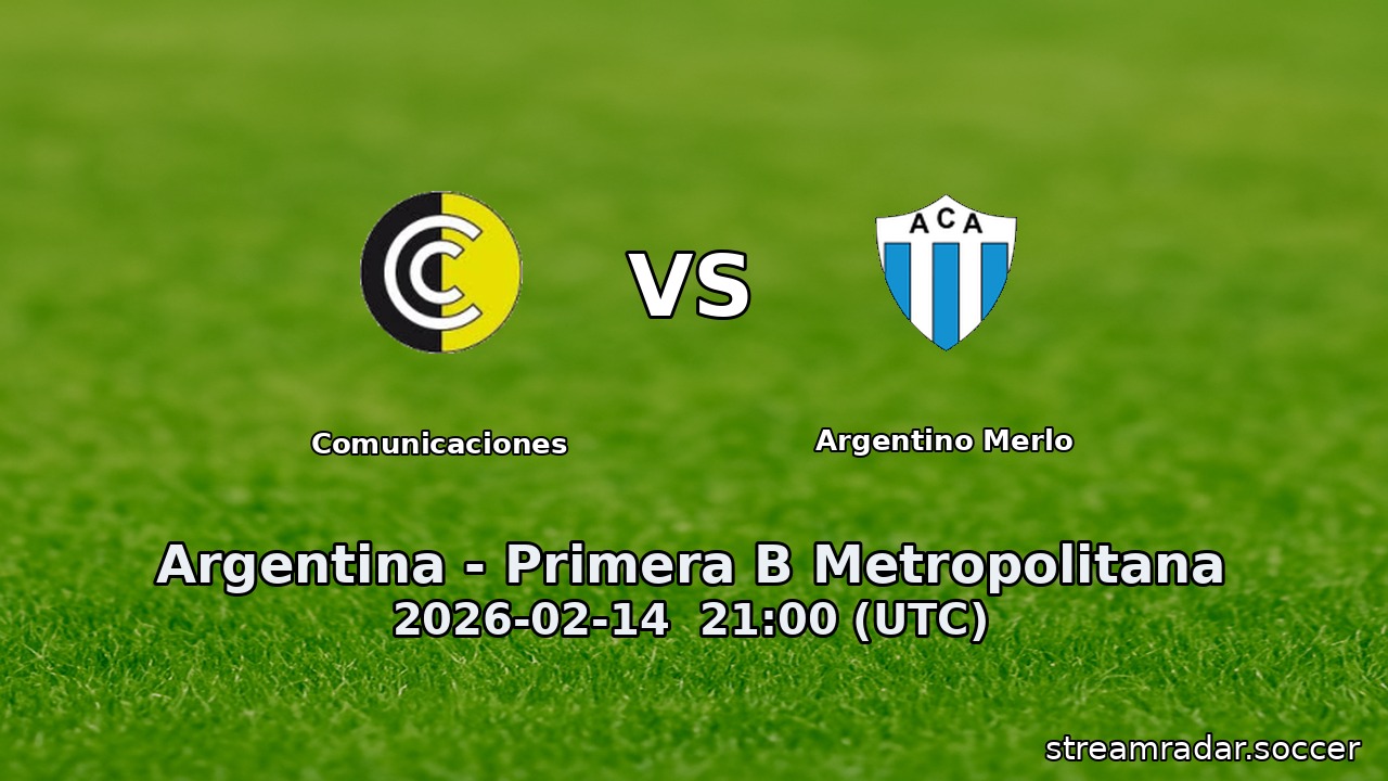 Comunicaciones vs Argentino Merlo