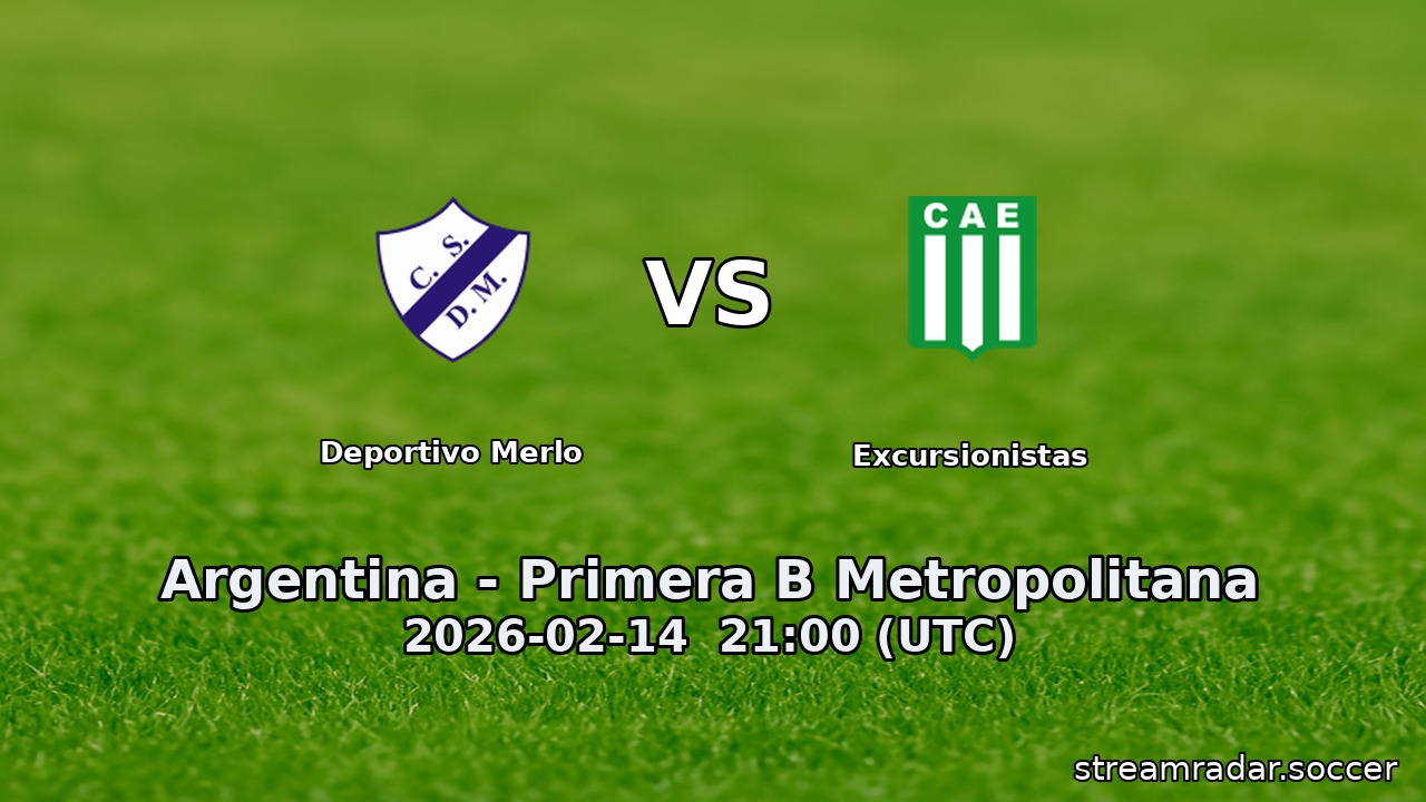 Deportivo Merlo vs Excursionistas