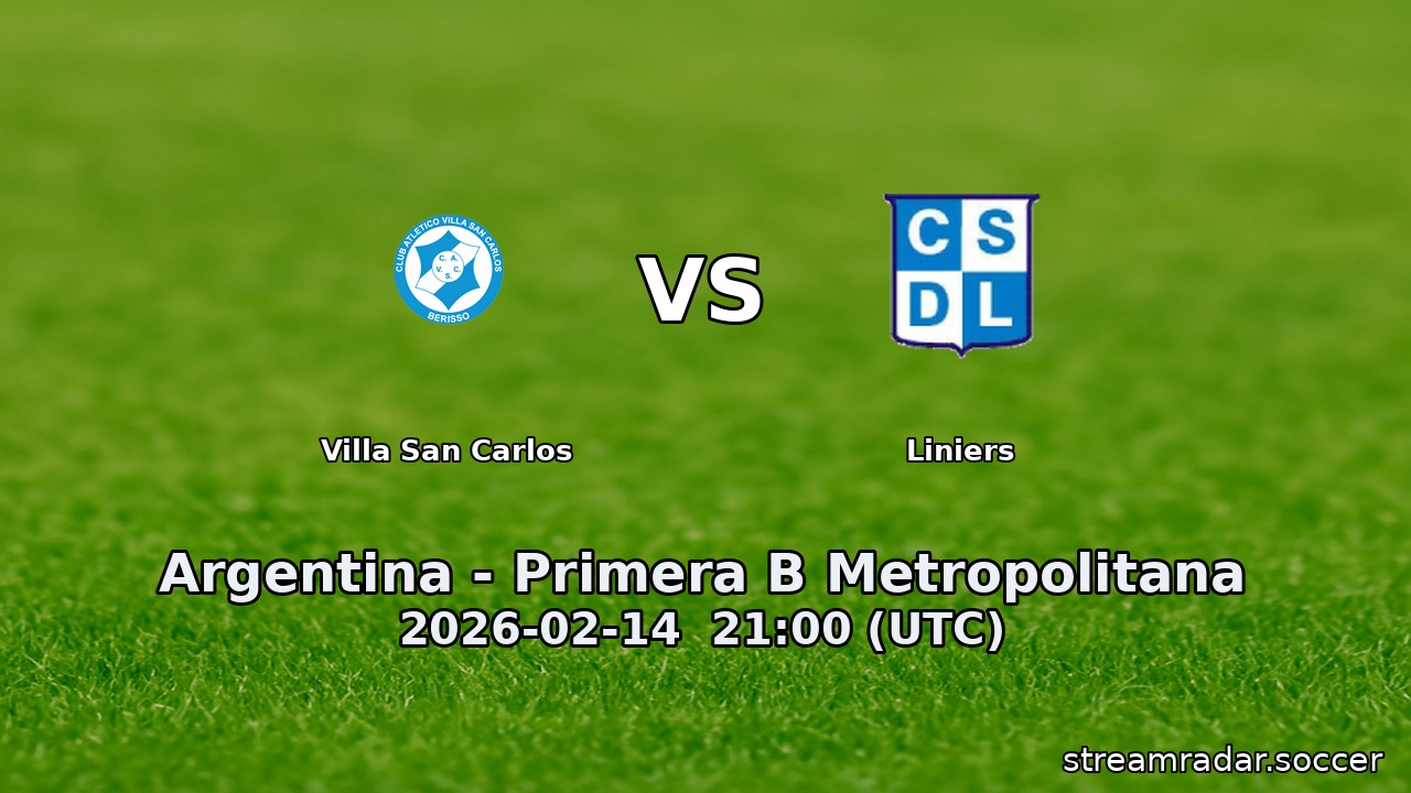 Villa San Carlos vs Liniers