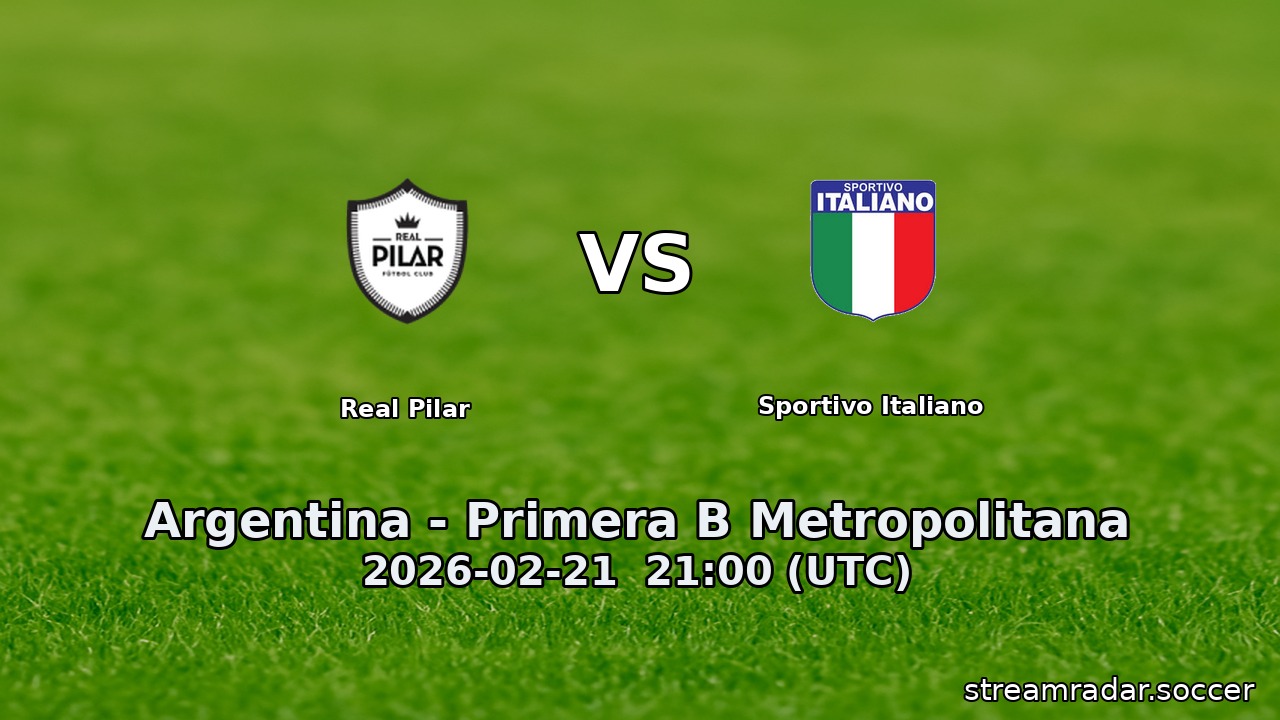 Real Pilar vs Sportivo Italiano