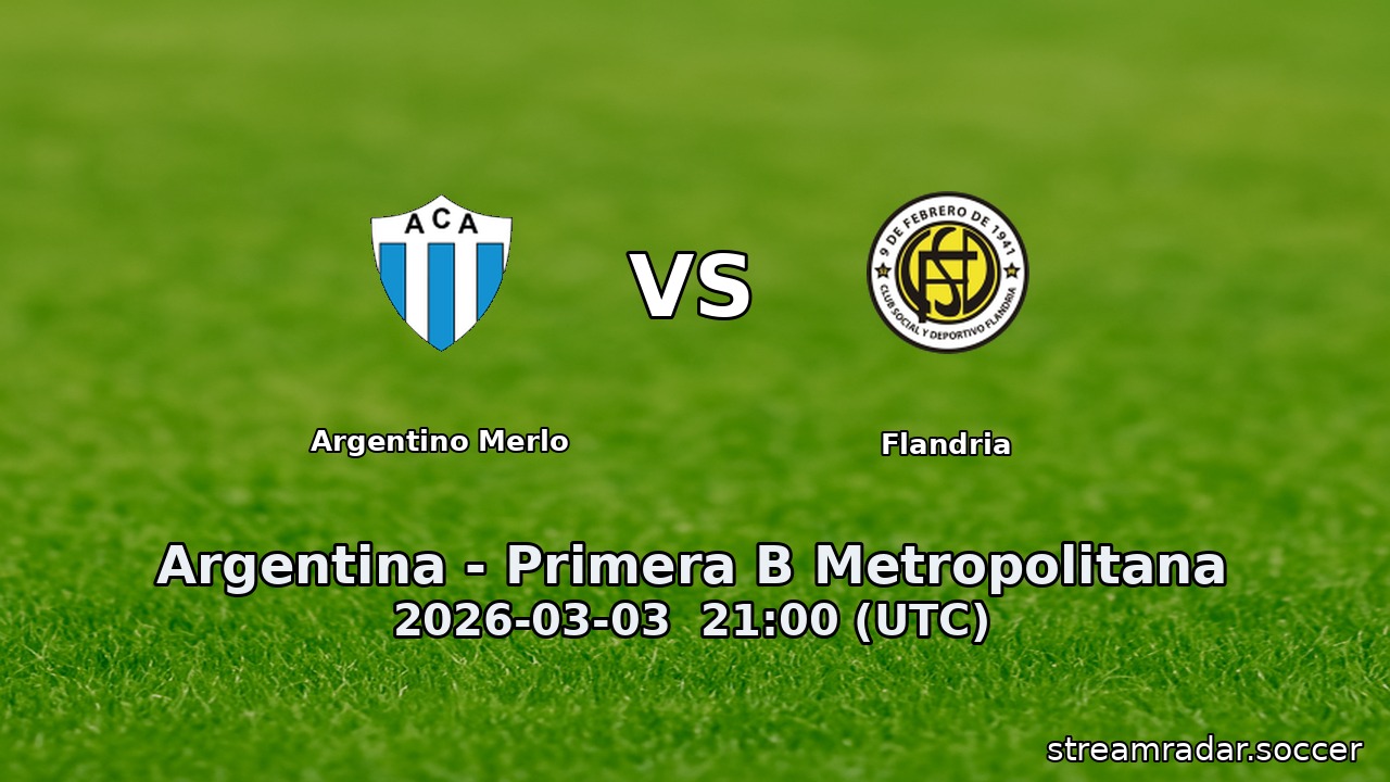 Argentino Merlo vs Flandria