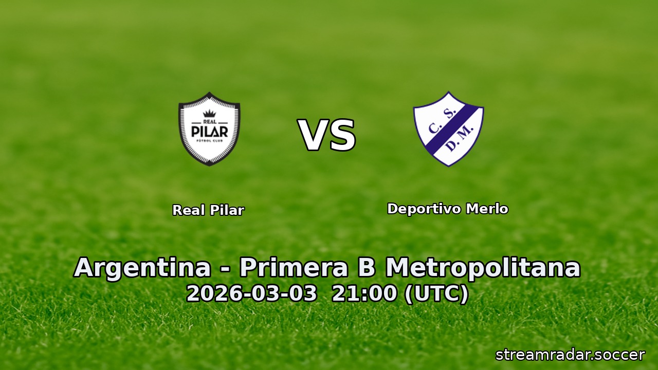 Real Pilar vs Deportivo Merlo