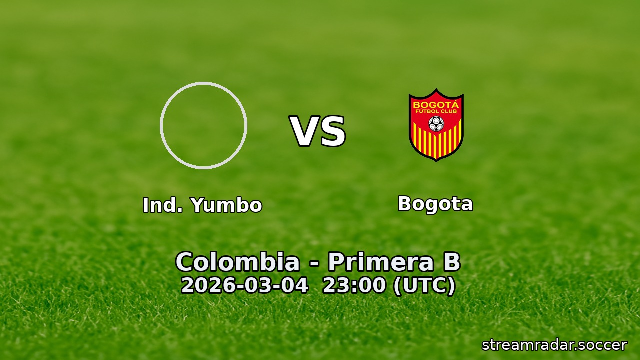 Ind. Yumbo vs Bogota