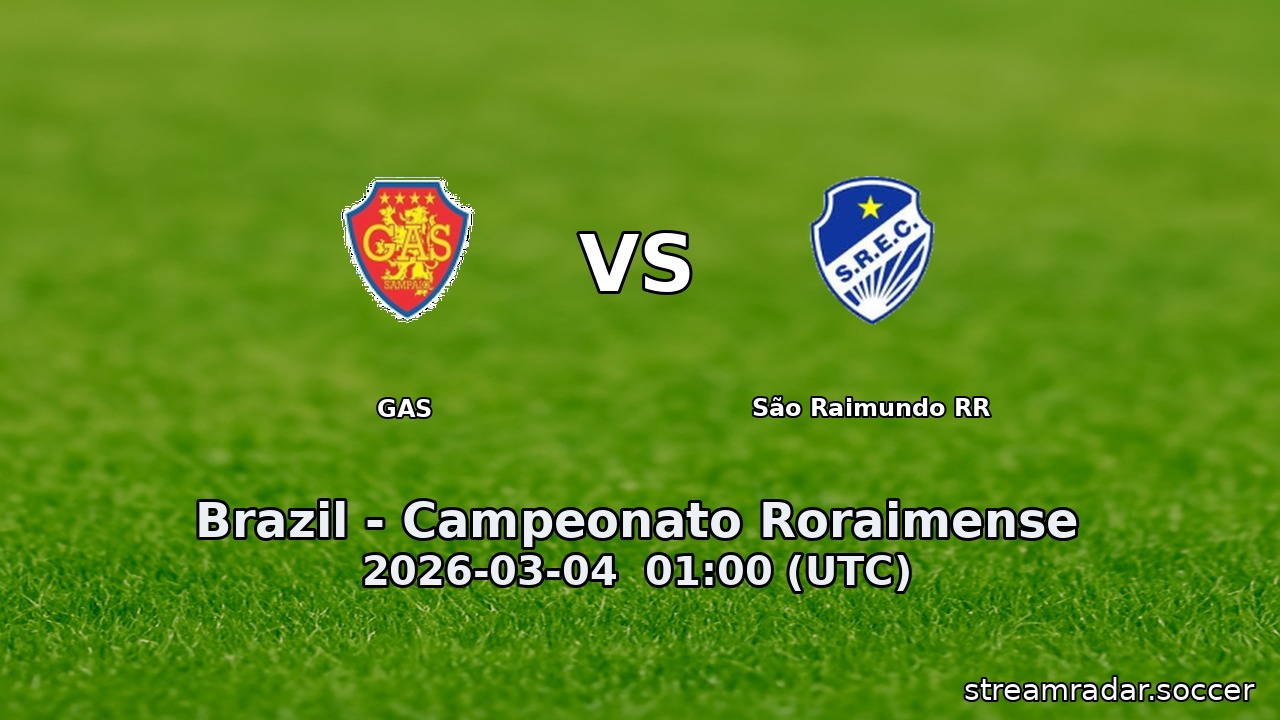 GAS vs São Raimundo RR