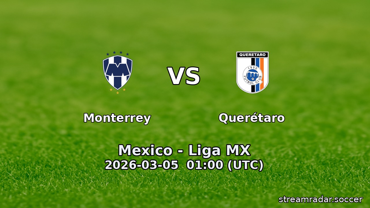 Monterrey vs Querétaro