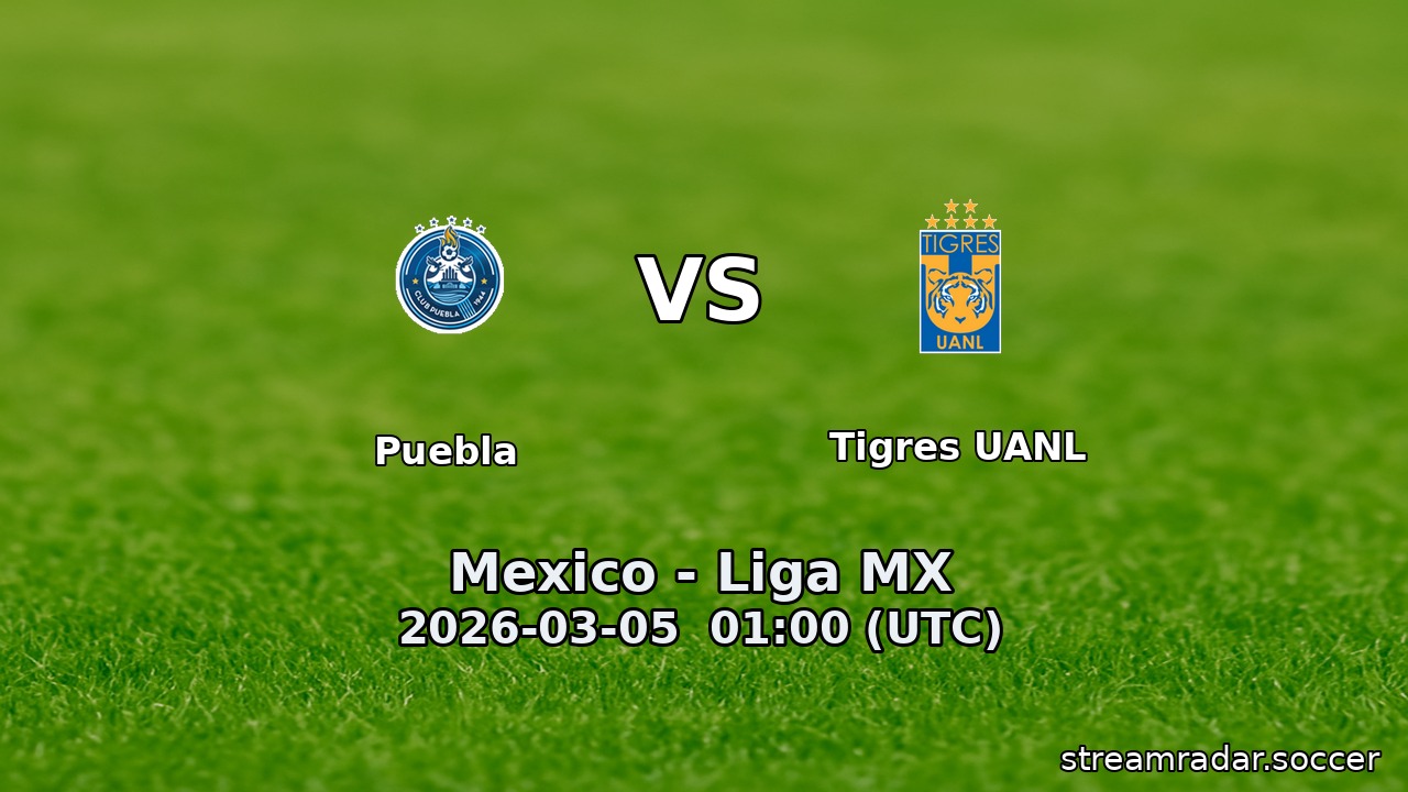 Puebla vs Tigres UANL