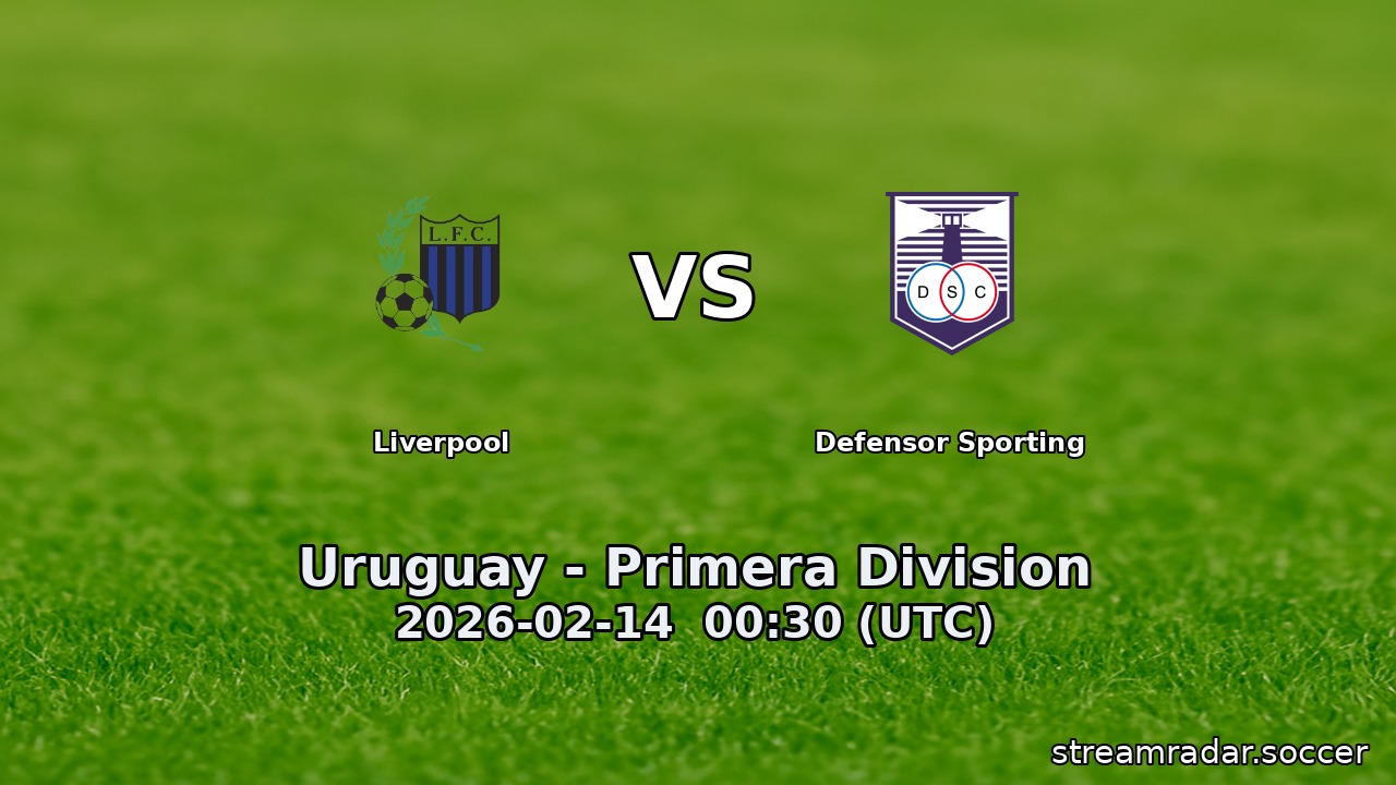 Liverpool vs Defensor Sporting
