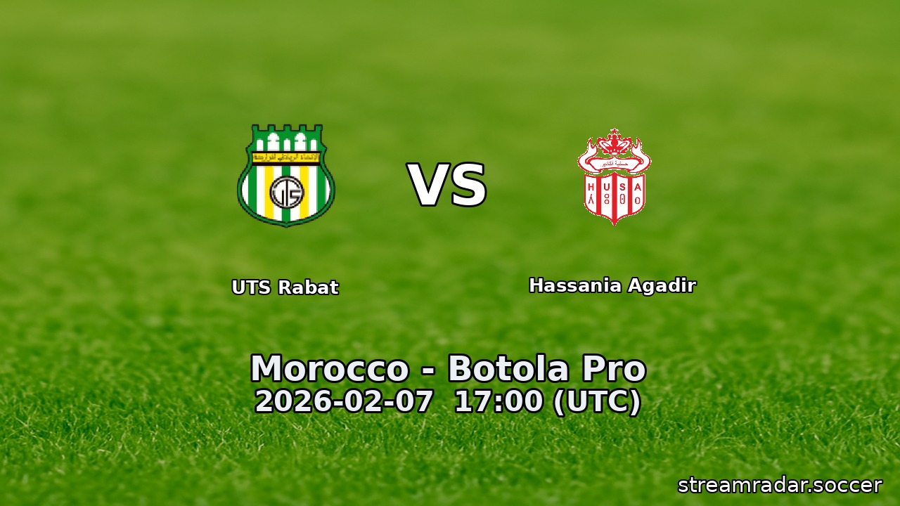 UTS Rabat vs Hassania Agadir