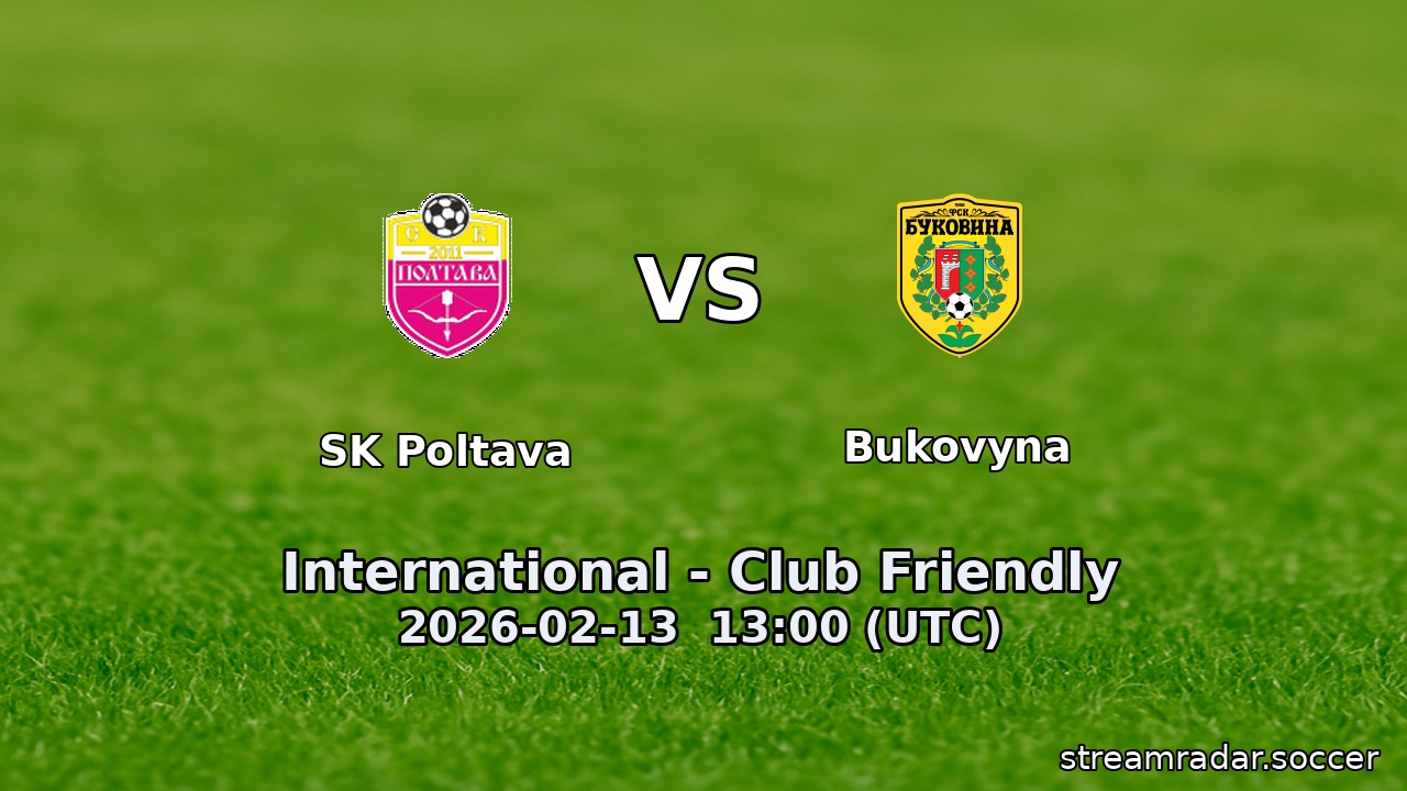 SK Poltava vs Bukovyna