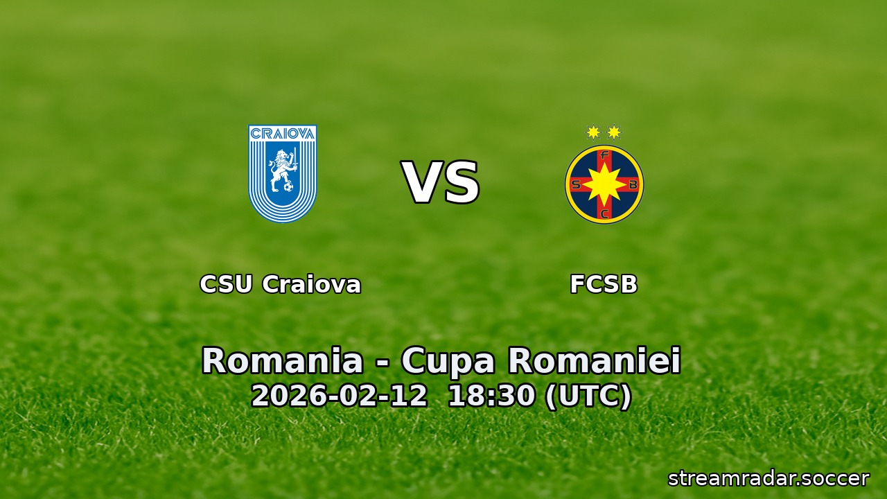 CSU Craiova vs FCSB