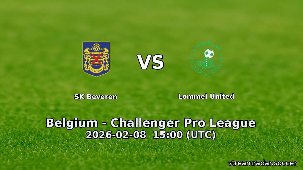 SK Beveren vs Lommel United