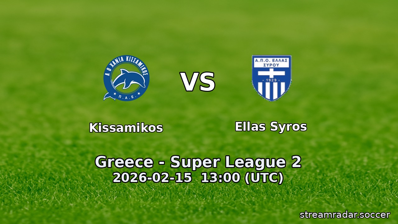 Kissamikos vs Ellas Syros