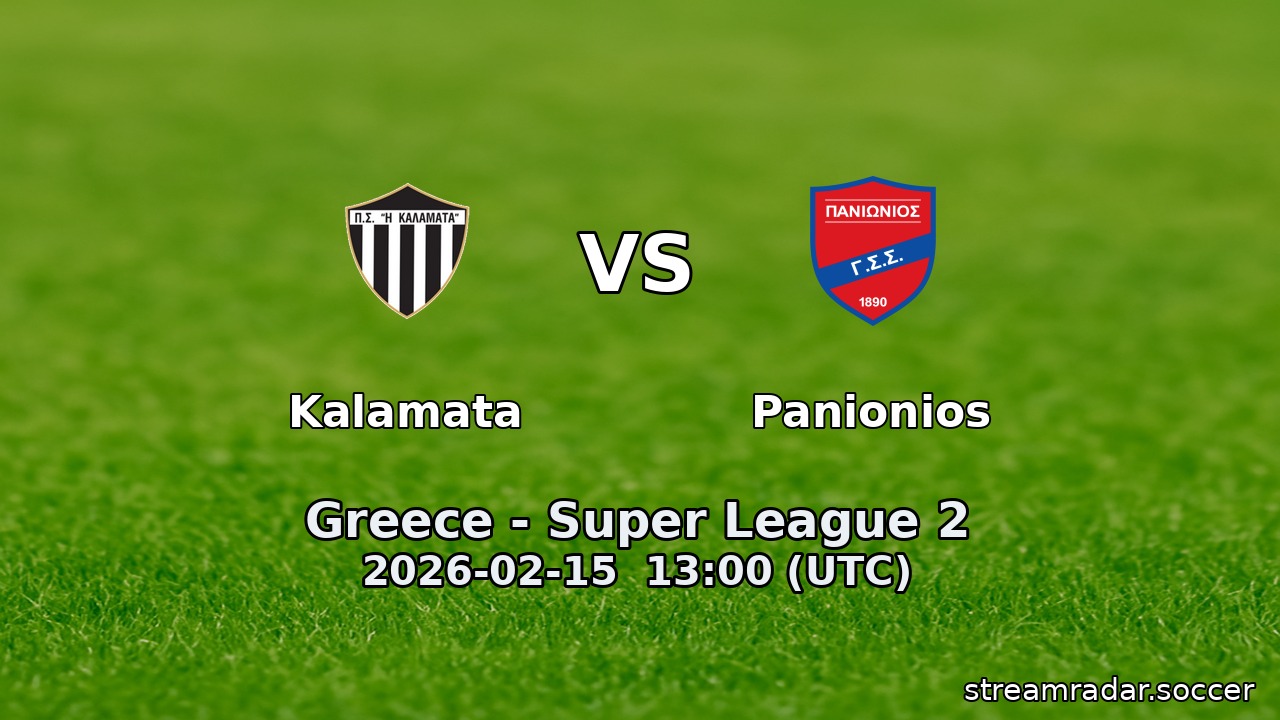 Kalamata vs Panionios