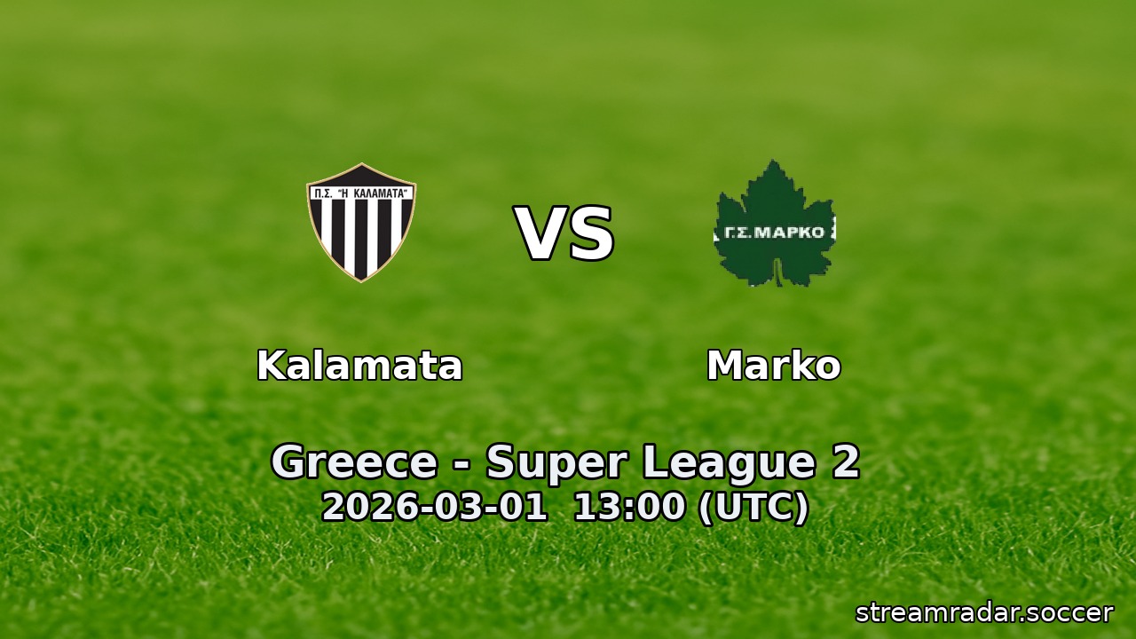 Kalamata vs Marko