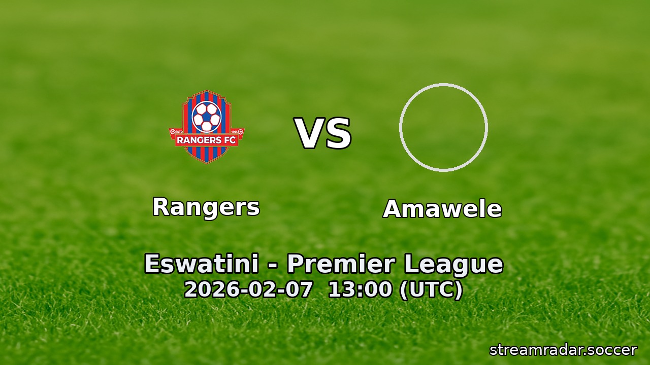 Rangers vs Amawele
