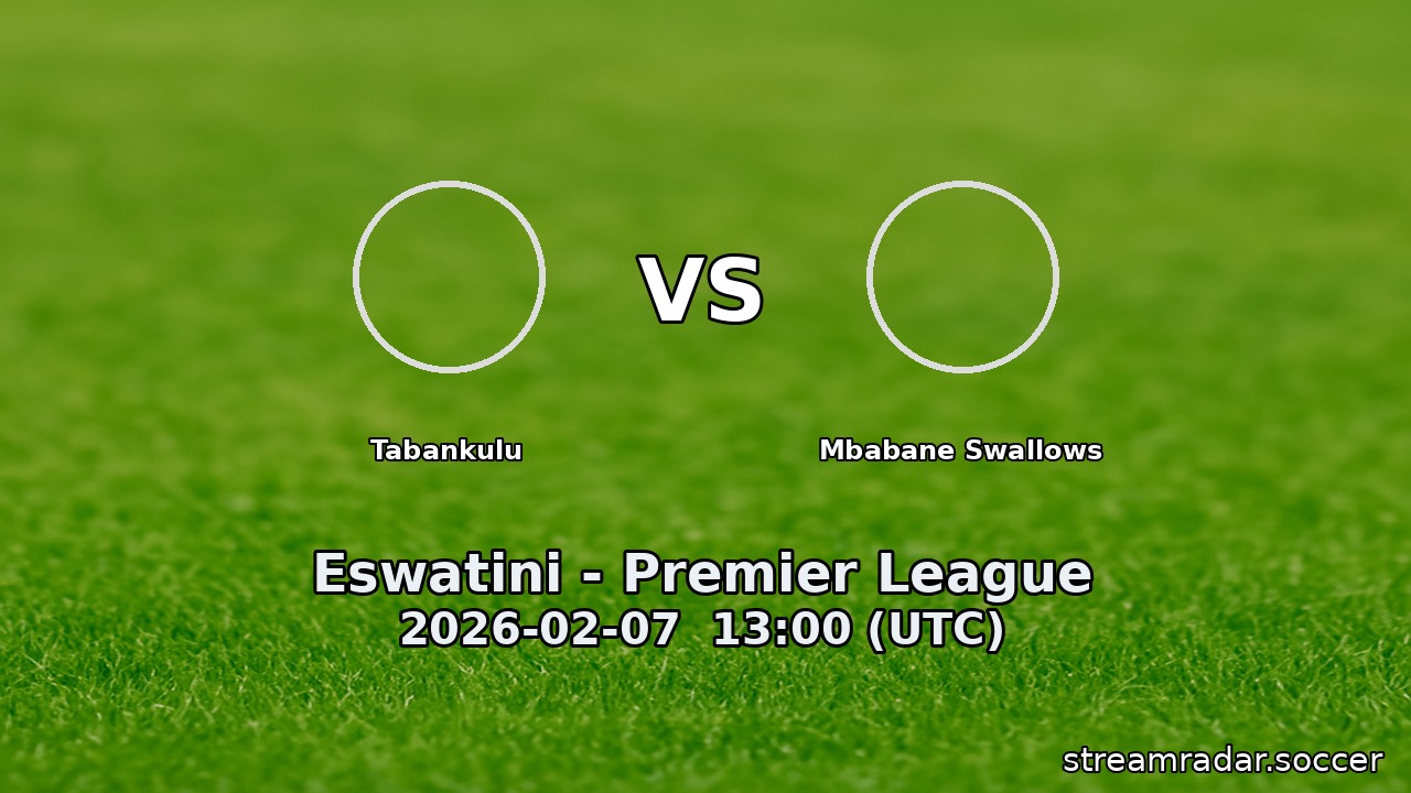 Tabankulu vs Mbabane Swallows