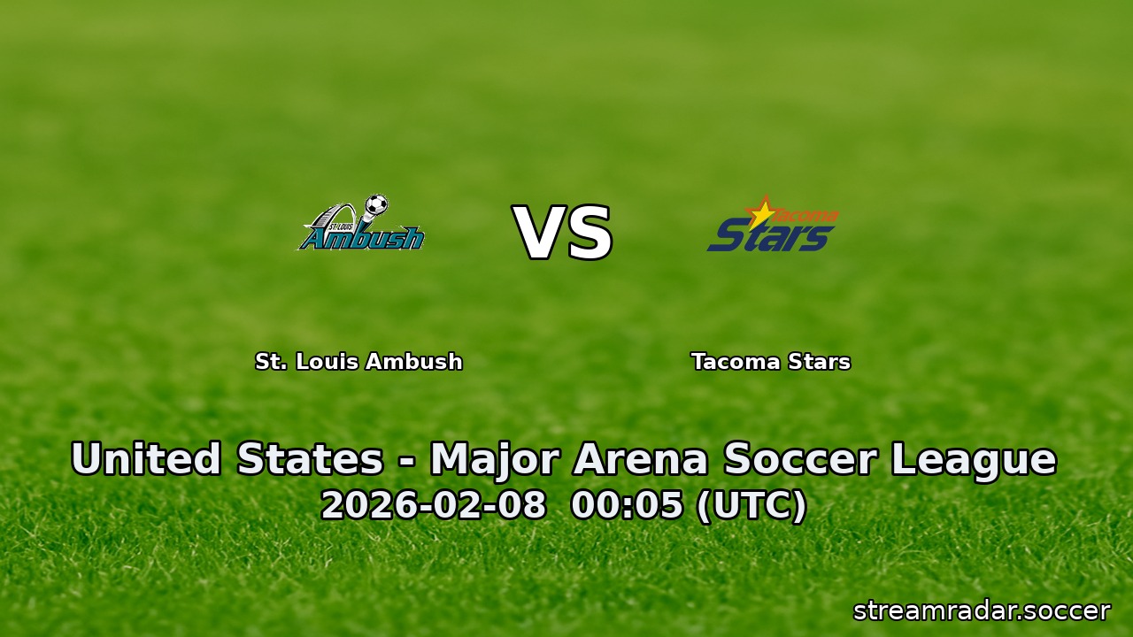 St. Louis Ambush vs Tacoma Stars