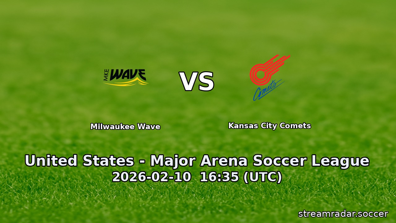 Milwaukee Wave vs Kansas City Comets