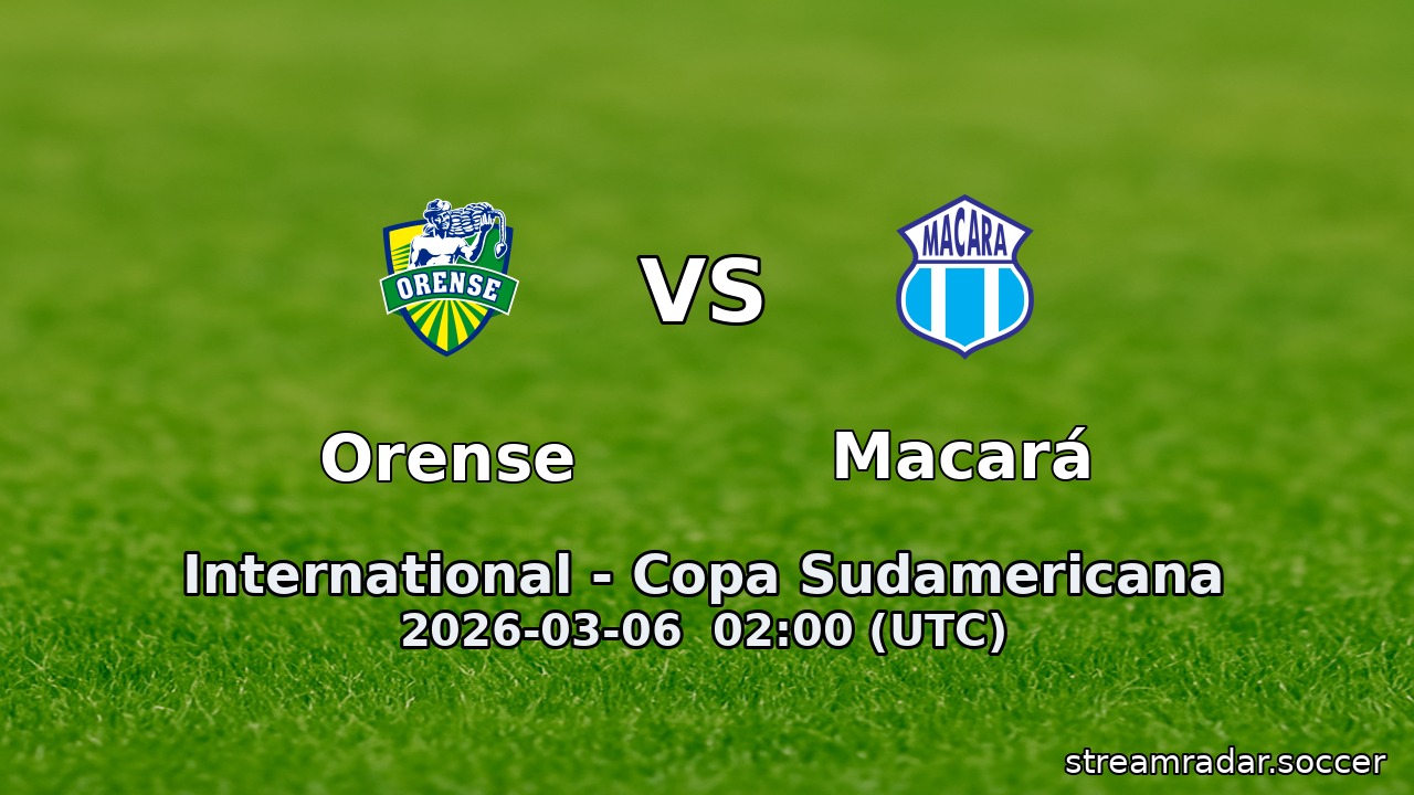 Orense vs Macará