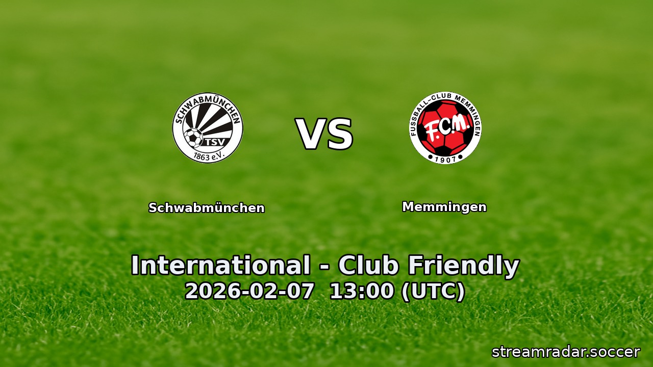 Schwabmünchen vs Memmingen