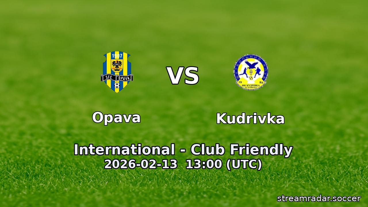 Opava vs Kudrivka