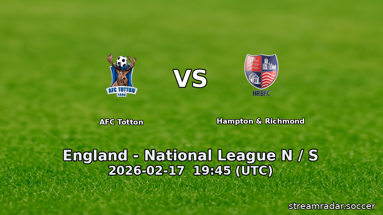 AFC Totton vs Hampton & Richmond