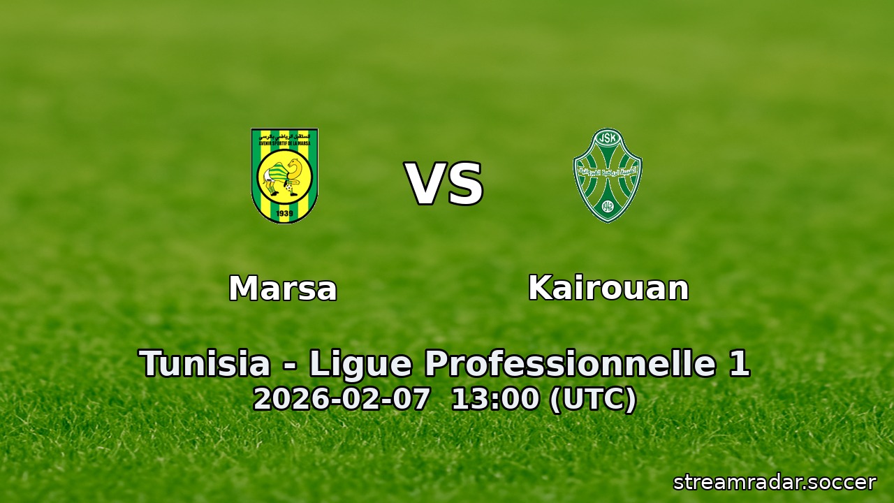 Marsa vs Kairouan
