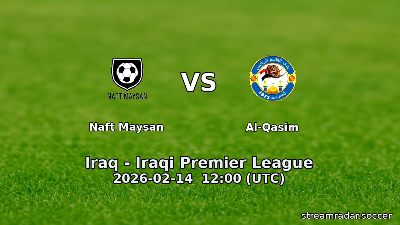 Naft Maysan vs Al-Qasim
