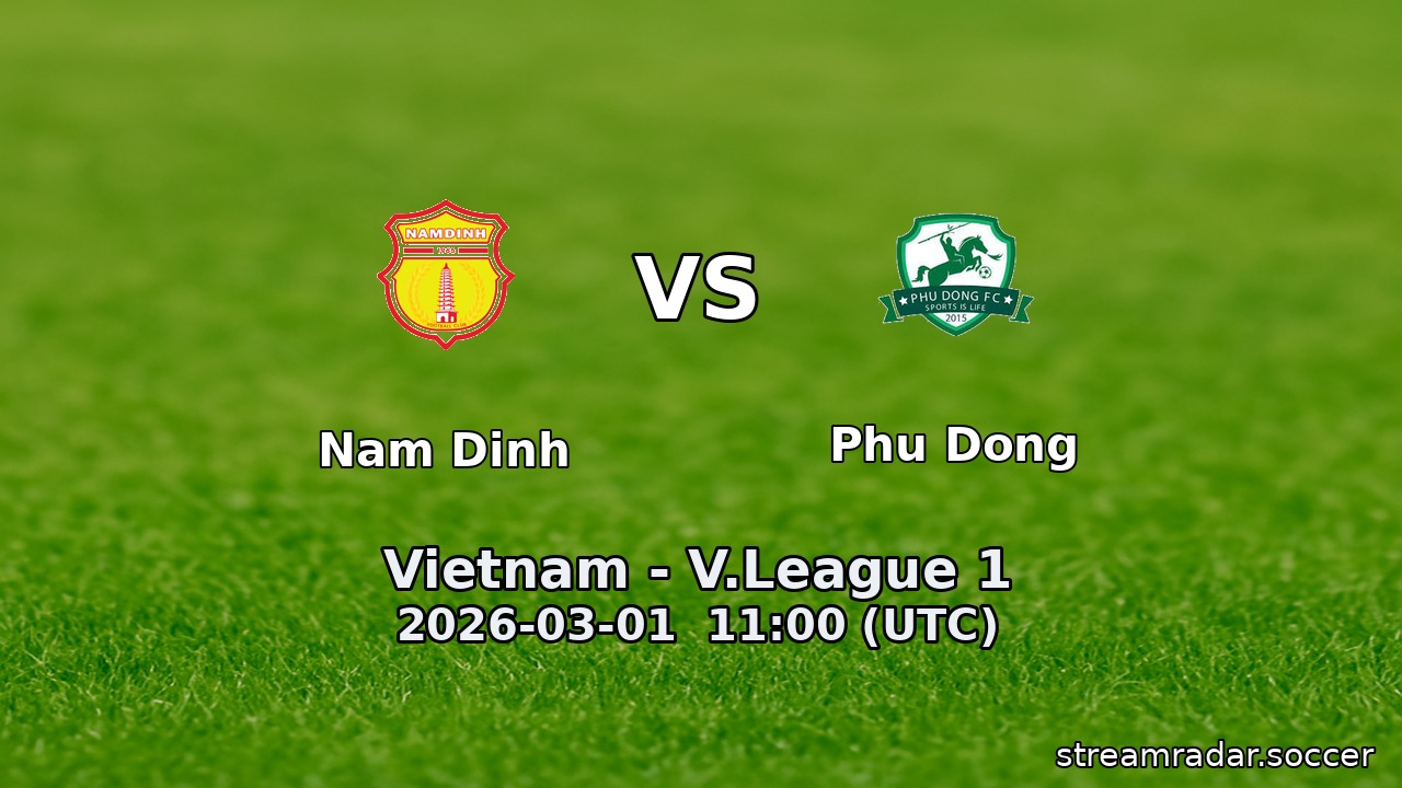 Nam Dinh vs Phu Dong