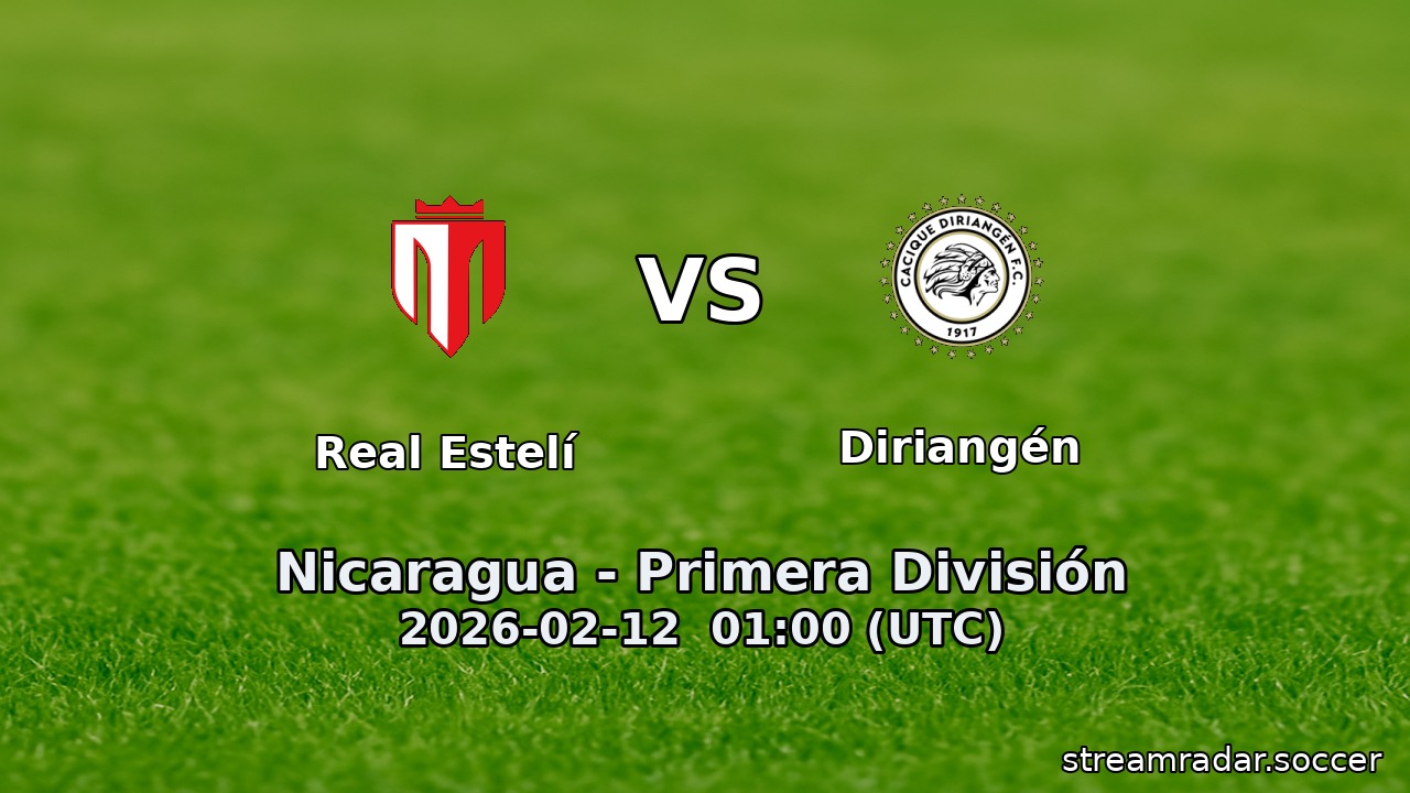Real Estelí vs Diriangén