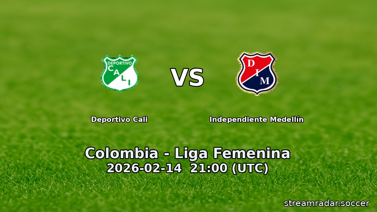 Deportivo Cali vs Independiente Medellín
