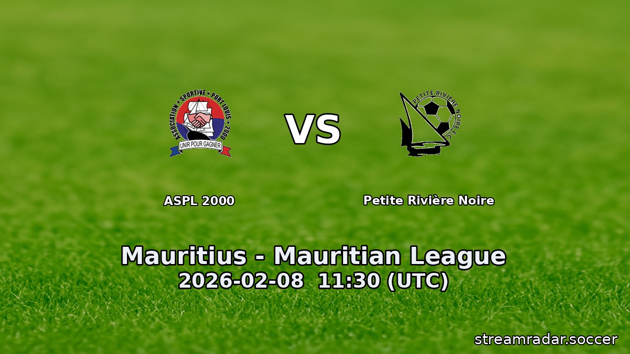 ASPL 2000 vs Petite Rivière Noire