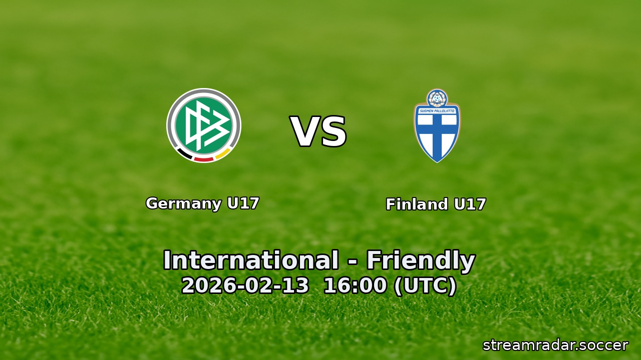 Germany U17 vs Finland U17