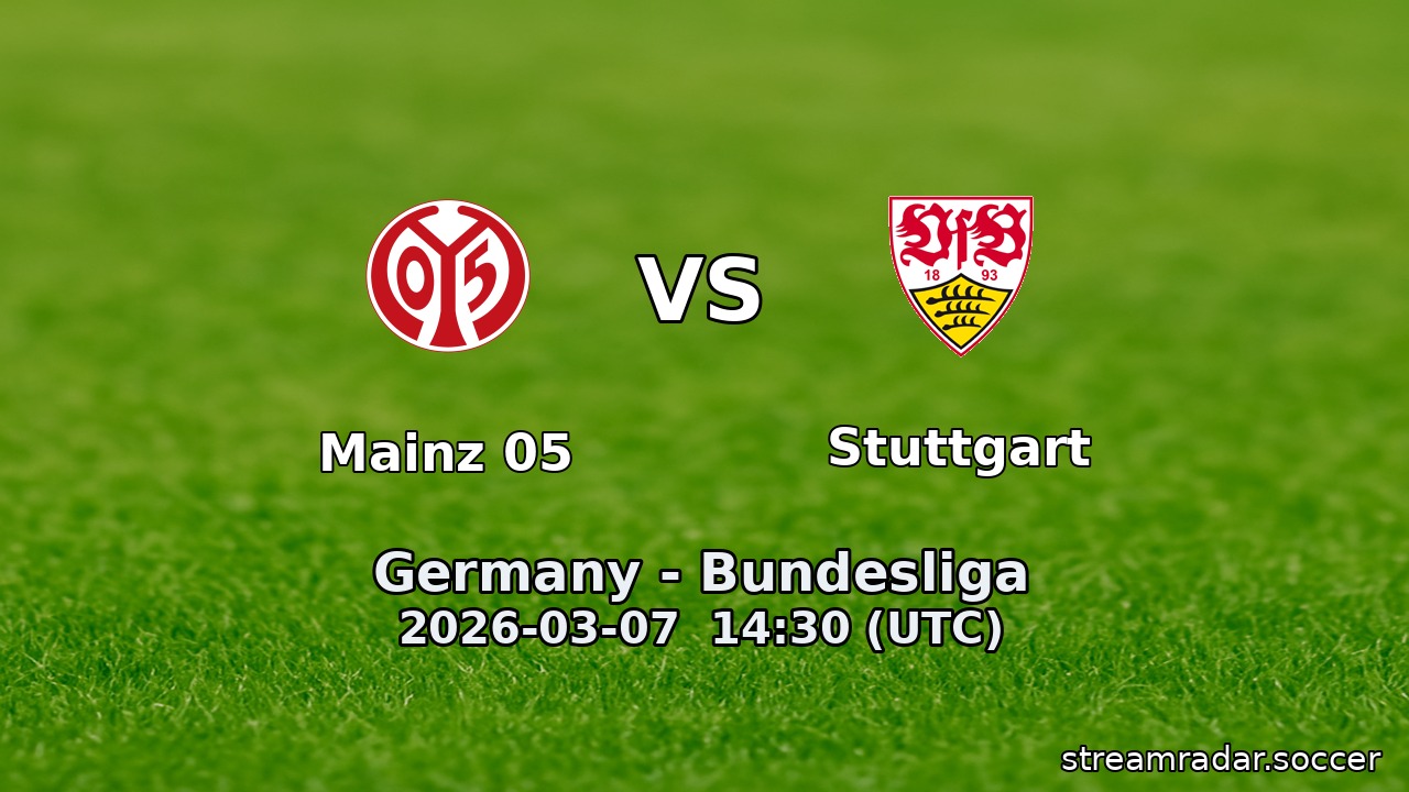 Mainz 05 vs Stuttgart