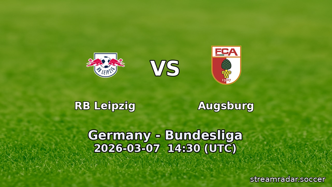 RB Leipzig vs Augsburg