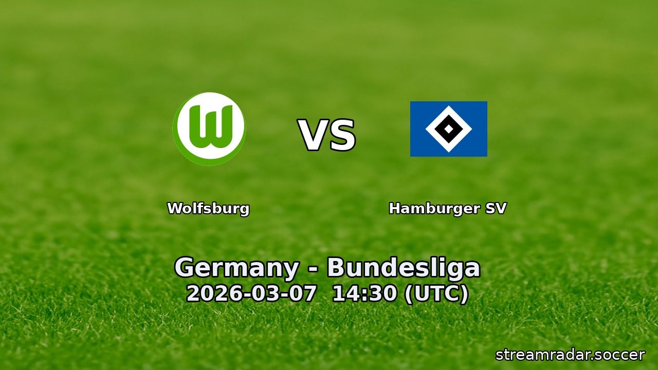 Wolfsburg vs Hamburger SV