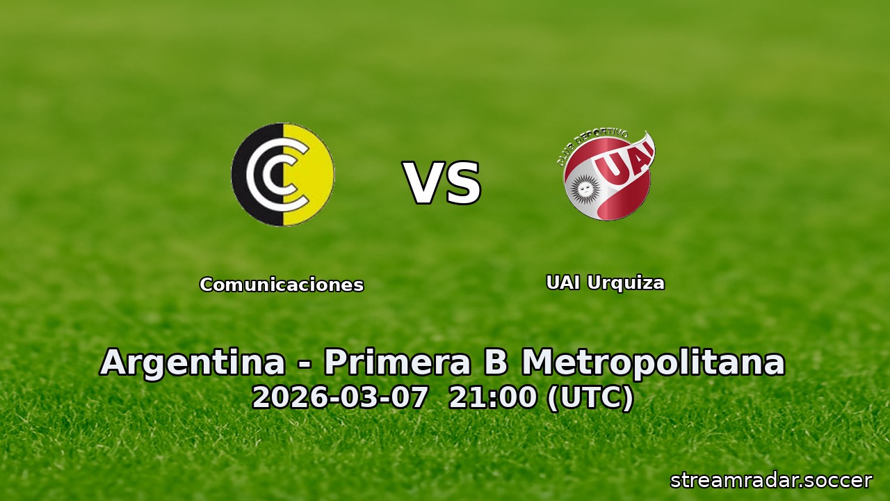 Comunicaciones vs UAI Urquiza