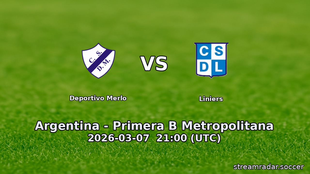 Deportivo Merlo vs Liniers