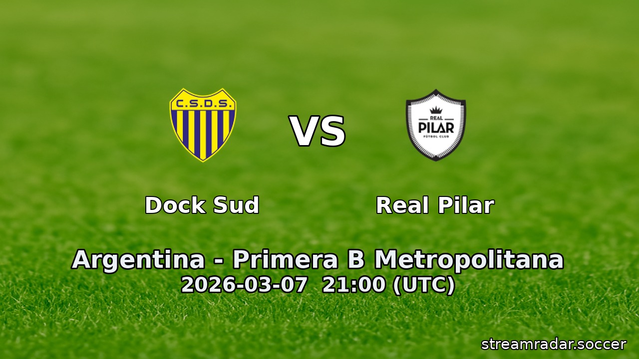 Dock Sud vs Real Pilar
